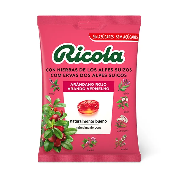 Мешочек карамели Sabor Arándano Rojo Ricola, 70 g
Мешочек карамели Sabor Arándano Rojo Ricola, 70 g
