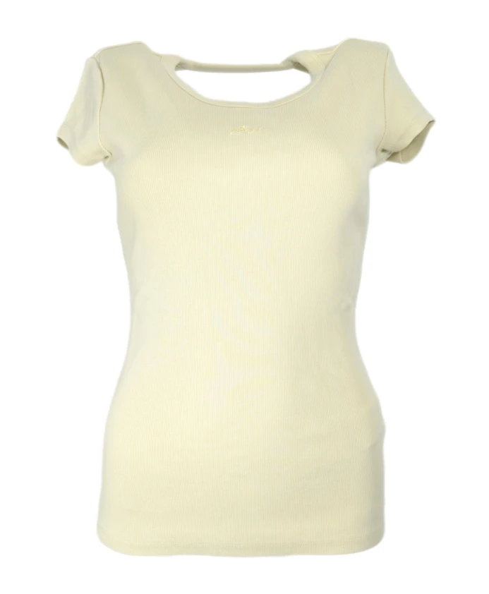 Ребристая футболка с едва заметным логотипом. Hugo, бежевый
Ребристая футболка с едва заметным логотипом. Hugo, бежевый