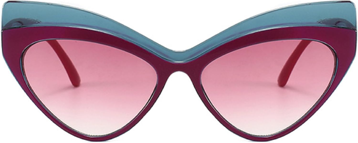 Винтажные солнцезащитные очки «кошачий глаз» для женщин, модные градиентные солнцезащитные очки, стильные двухцветные очки для женщин, защита от УФ-излучения UV400 mincl, Purple
Винтажные солнцезащитные очки «кошачий глаз» для женщин, модные градиентные солнцезащитные очки, стильные двухцветные очки для женщин, защита от УФ-излучения UV400 mincl, Purple
