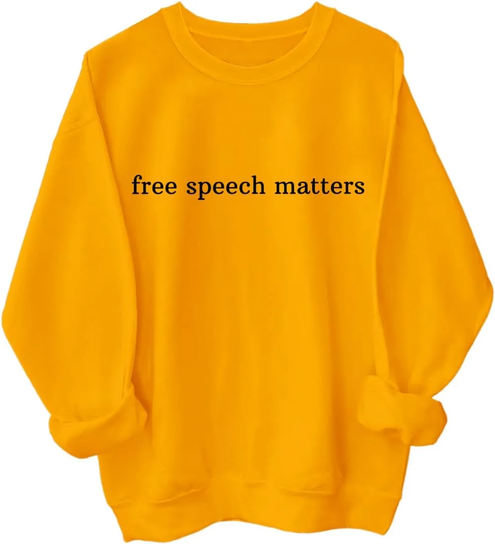 Свитшот Free Speech Matters с длинным рукавом Racsea
Свитшот Free Speech Matters с длинным рукавом Racsea