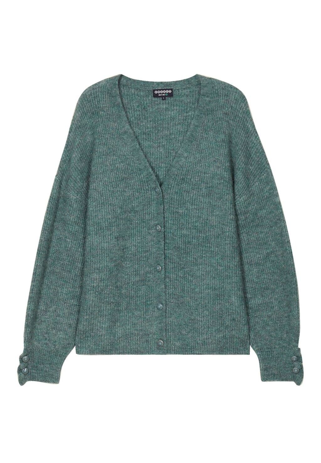 Кардиган MIT VOLANTS BONOBO Jeans, зеленый 
Кардиган MIT VOLANTS BONOBO Jeans, зеленый