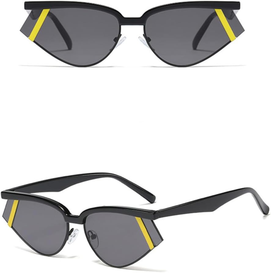 Солнцезащитные очки «кошачий глаз» для женщин, солнцезащитные очки в полуободковой оправе с полосками, зеркальные солнцезащитные очки для женщин, очки с защитой от УФ-излучения UV400 generic, C1-9765
Солнцезащитные очки «кошачий глаз» для женщин, солнцезащитные очки в полуободковой оправе с полосками, зеркальные солнцезащитные очки для женщин, очки с защитой от УФ-излучения UV400 generic, C1-9765