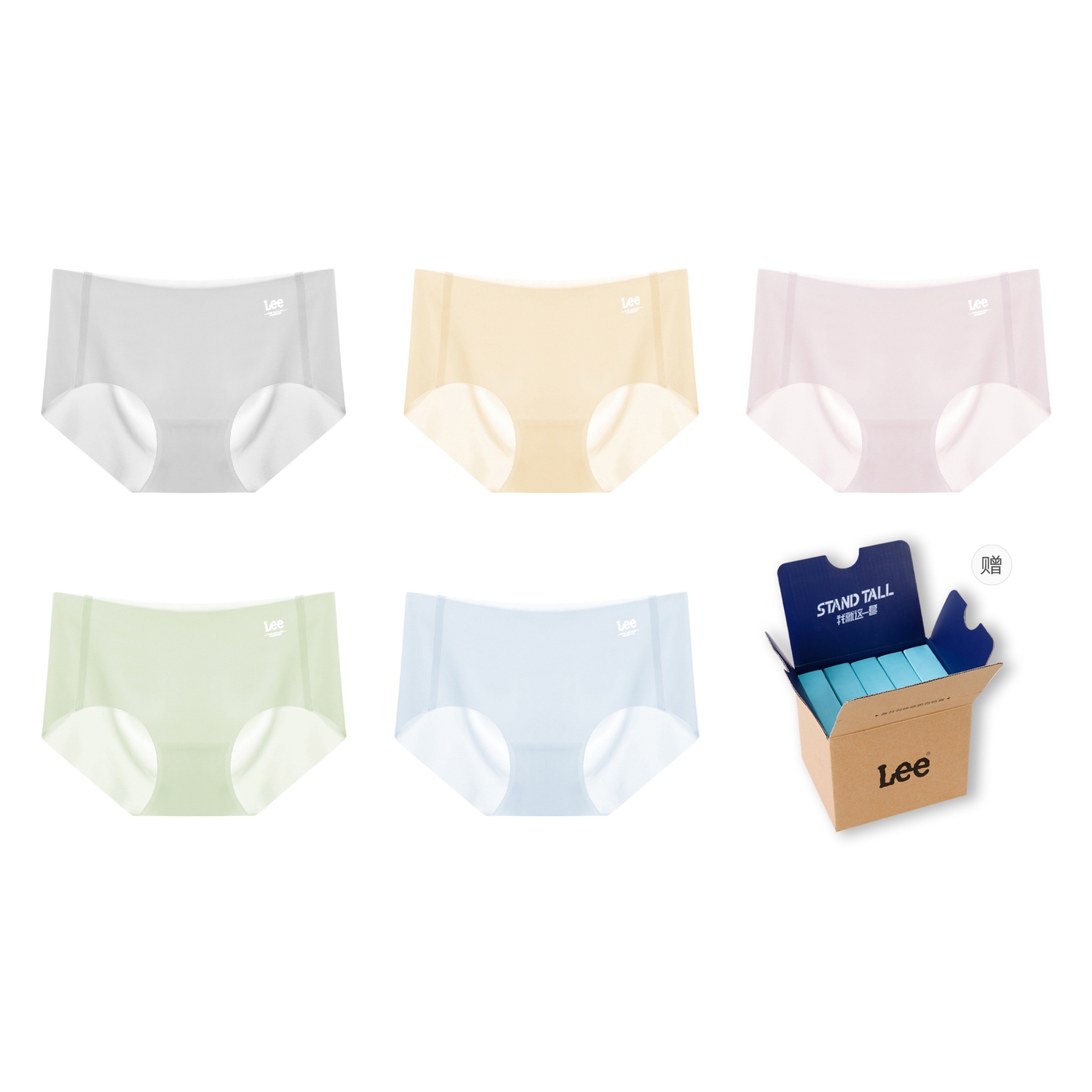 Lee Подарочный набор женского белья 5 пар
Lee Подарочный набор женского белья 5 пар