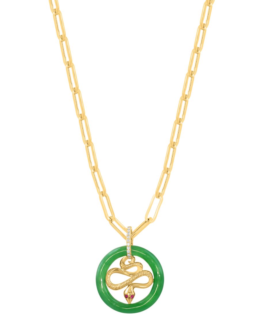 Подвеска-колье из 14-каратного желтого золота с бриллиантами (1/20 карата) и множеством драгоценных камней (6-1/3 карата) EFFY Collection, Yellow Gold
Подвеска-колье из 14-каратного желтого золота с бриллиантами (1/20 карата) и множеством драгоценных камней (6-1/3 карата) EFFY Collection, Yellow Gold