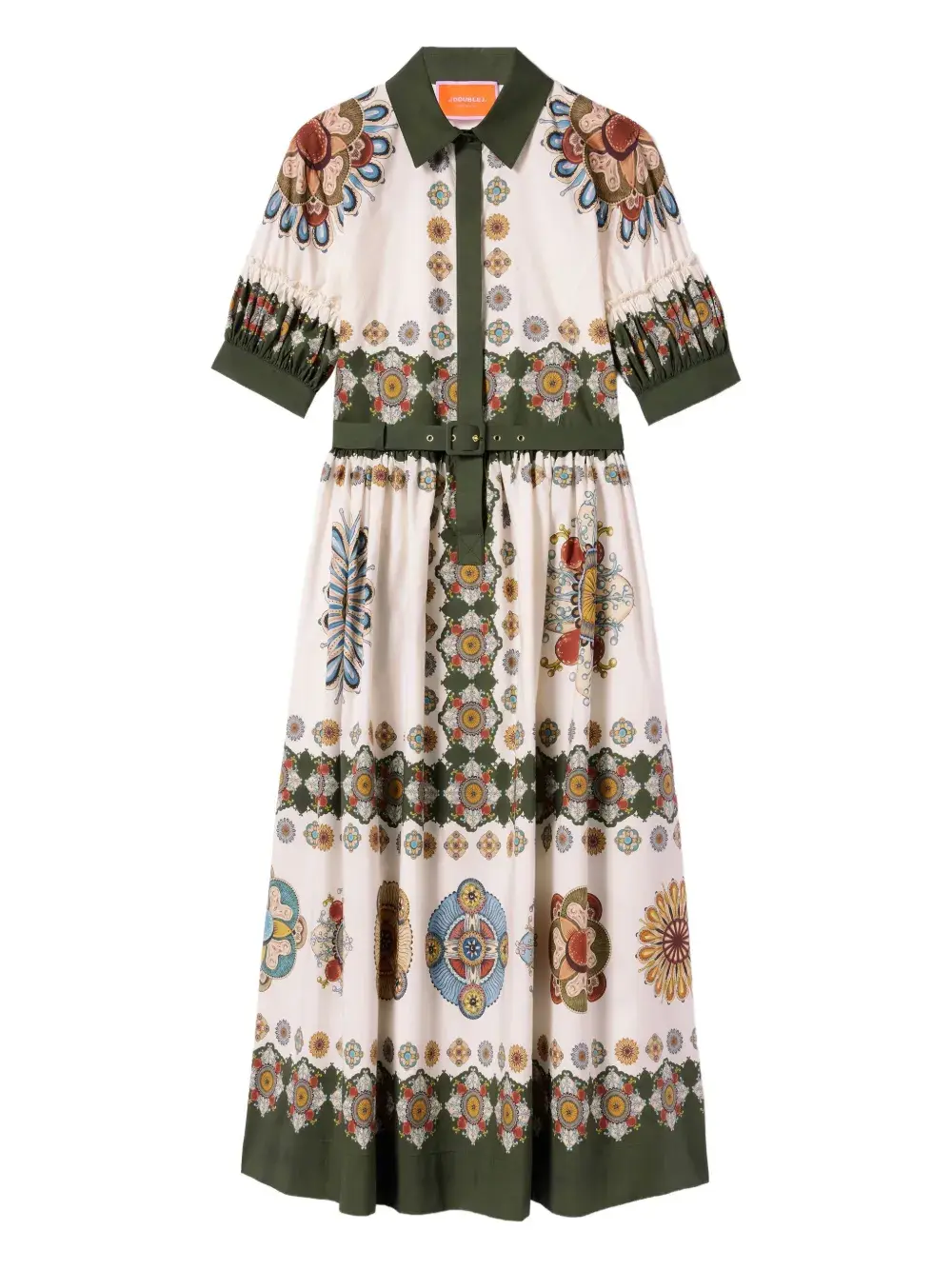 Платье с объемными рукавами и принтом La DoubleJ, зеленый
Платье с объемными рукавами и принтом La DoubleJ, зеленый