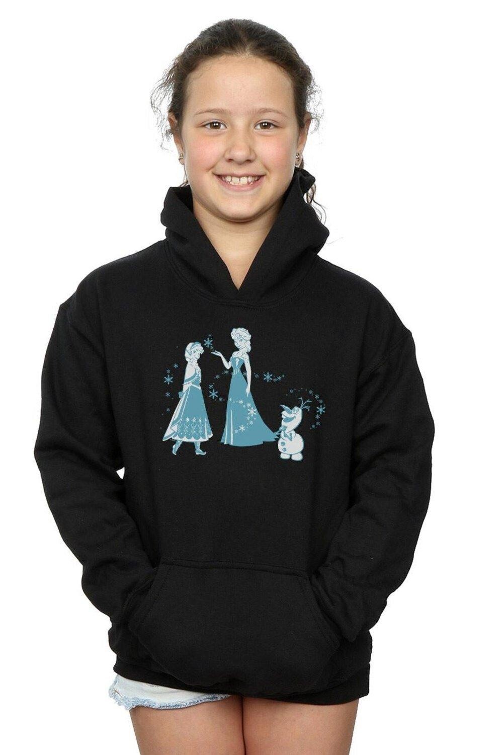 Толстовка со снежинками Frozen Magic Disney, черный 
Толстовка со снежинками Frozen Magic Disney, черный