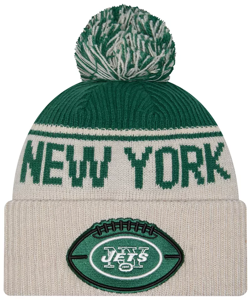 Зеленая вязаная шапка New Era для взрослых New York Jets Sideline с историческим прошлым
Зеленая вязаная шапка New Era для взрослых New York Jets Sideline с историческим прошлым