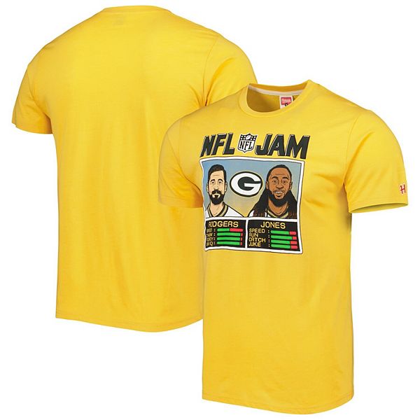 Футболка nfl jam tri-blend green bay packers heather gold aaron rodgers & aaron jones Homage
Футболка nfl jam tri-blend green bay packers heather gold aaron rodgers & aaron jones Homage