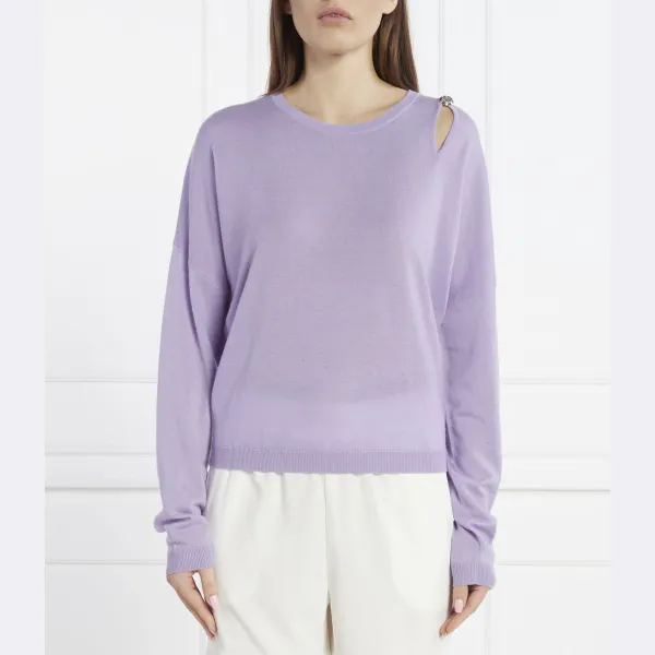 Шерстяной свитер обычного кроя с добавлением кашемира Liu Jo, лавандовый
Шерстяной свитер обычного кроя с добавлением кашемира Liu Jo, лавандовый