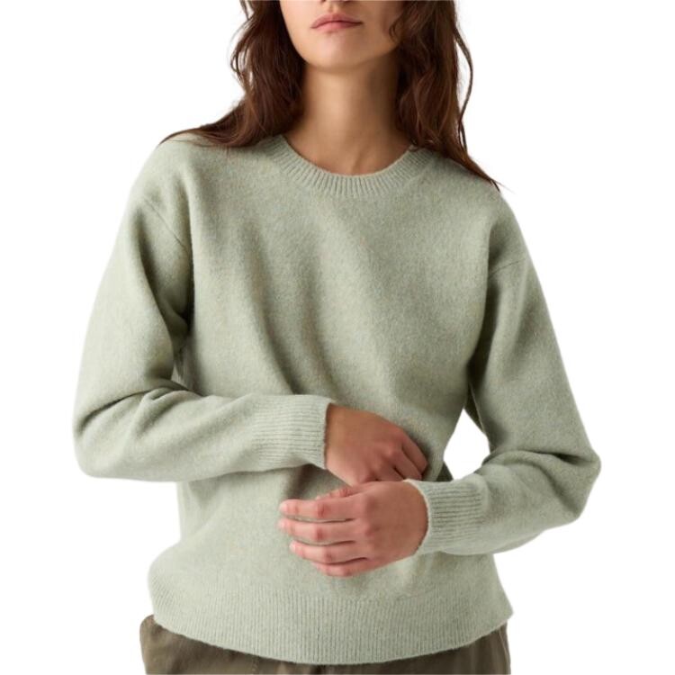 Джемпер с круглым вырезом из пряжи Soufflé Uniqlo, светло-зеленый
Джемпер с круглым вырезом из пряжи Soufflé Uniqlo, светло-зеленый