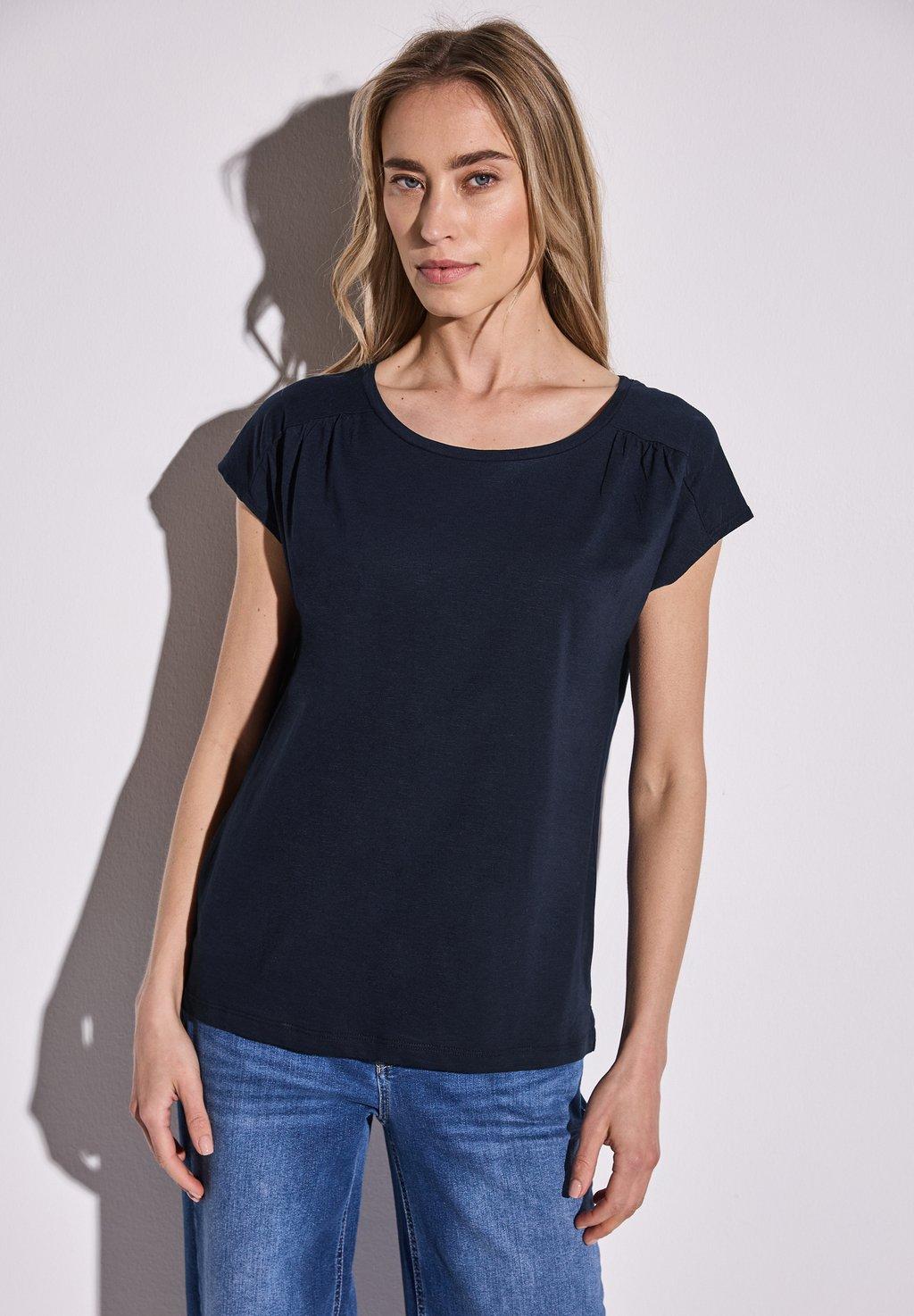 Базовая футболка Street One, темно-синий
Базовая футболка Street One, темно-синий