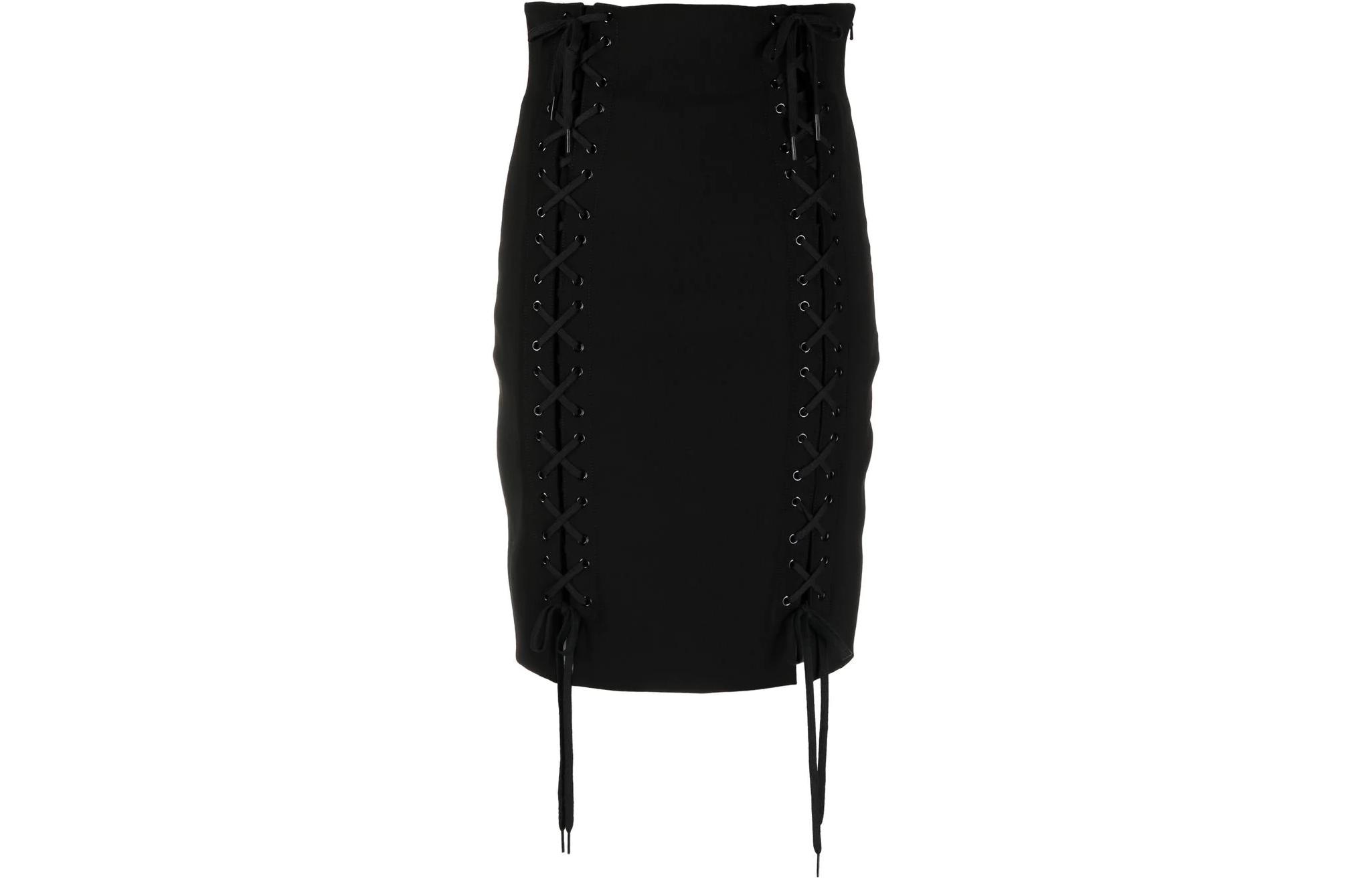 Повседневная длинная юбка женская черная MOSCHINO
Повседневная длинная юбка женская черная MOSCHINO