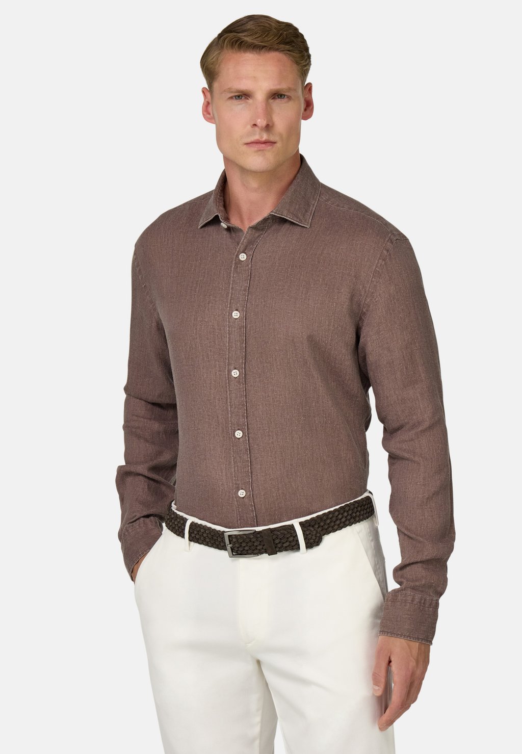 Рубашка REGULAR FIT Boggi Milano, серо-коричневый 
Рубашка REGULAR FIT Boggi Milano, серо-коричневый