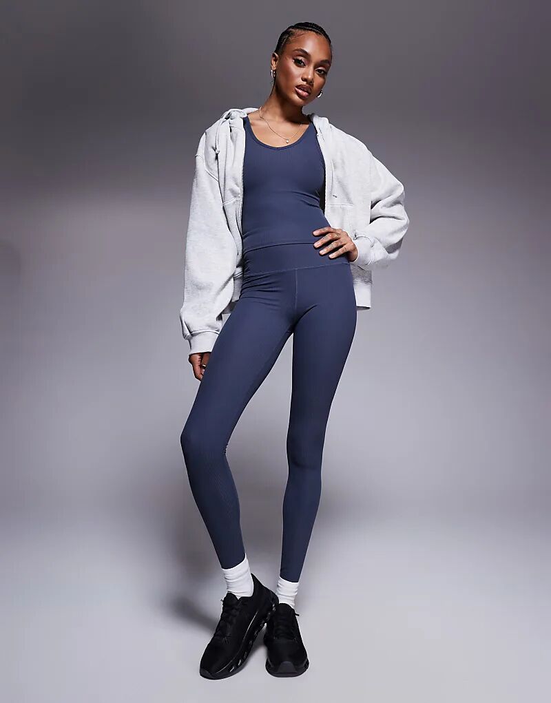 4505 Высокие мягкие спортивные леггинсы с высокой талией в рубчик, сине-серого цвета
4505 Высокие мягкие спортивные леггинсы с высокой талией в рубчик, сине-серого цвета