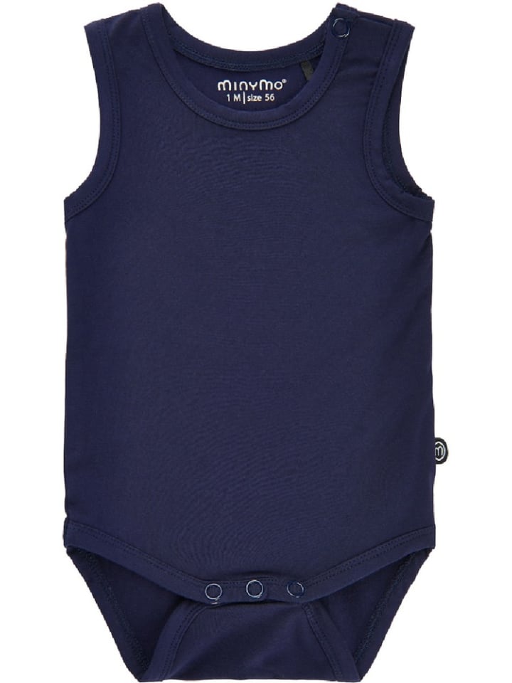 Minymo Детский боди с короткими рукавами, синий
Minymo Детский боди с короткими рукавами, синий