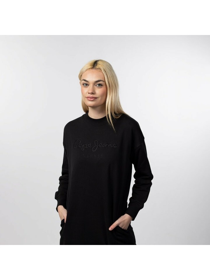 Платье до колена Pepe Jeans Kleid, черный 
Платье до колена Pepe Jeans Kleid, черный