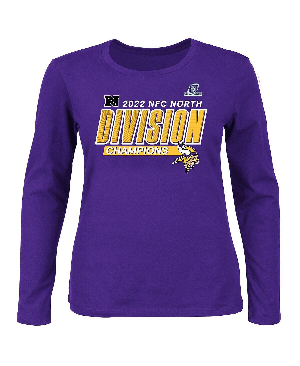 Женская фиолетовая футболка с длинным рукавом Minnesota Vikings размера плюс 2022 NFC North Division Champions Divide and Conquer Fanatics, Фиолетовый, Женская фиолетовая футболка с длинным рукавом Minnesota Vikings размера плюс 2022 NFC North Division Ch
Женская фиолетовая футболка с длинным рукавом Minnesota Vikings размера плюс 2022 NFC North Division Champions Divide and Conquer Fanatics, Фиолетовый, Женская фиолетовая футболка с длинным рукавом Minnesota Vikings размера плюс 2022 NFC North Division Ch