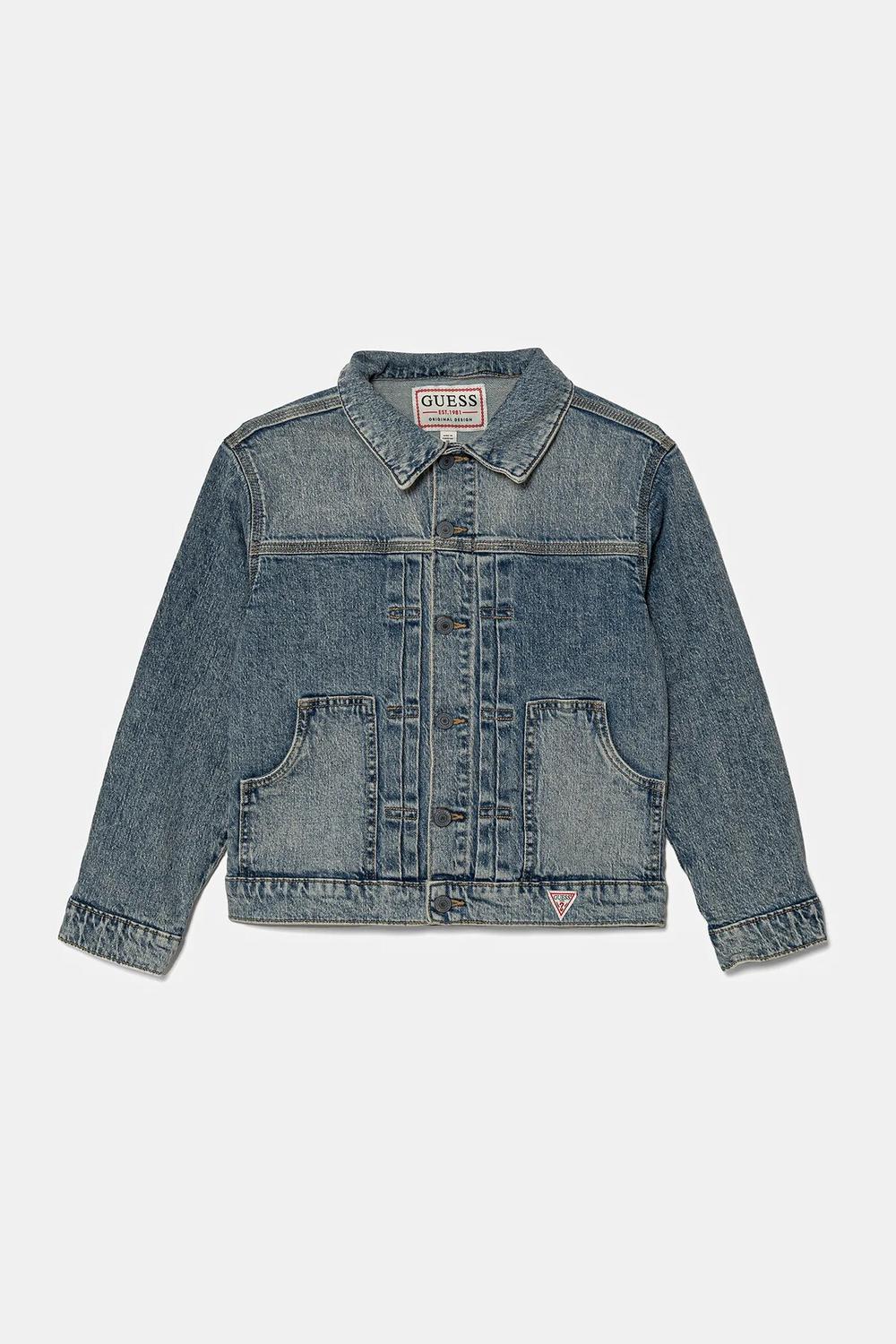 Джинсовая куртка для детей Guess, синий
Джинсовая куртка для детей Guess, синий