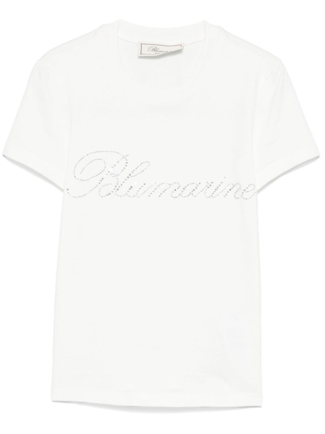 Blumarine футболка с логотипом и стразами, белый
Blumarine футболка с логотипом и стразами, белый