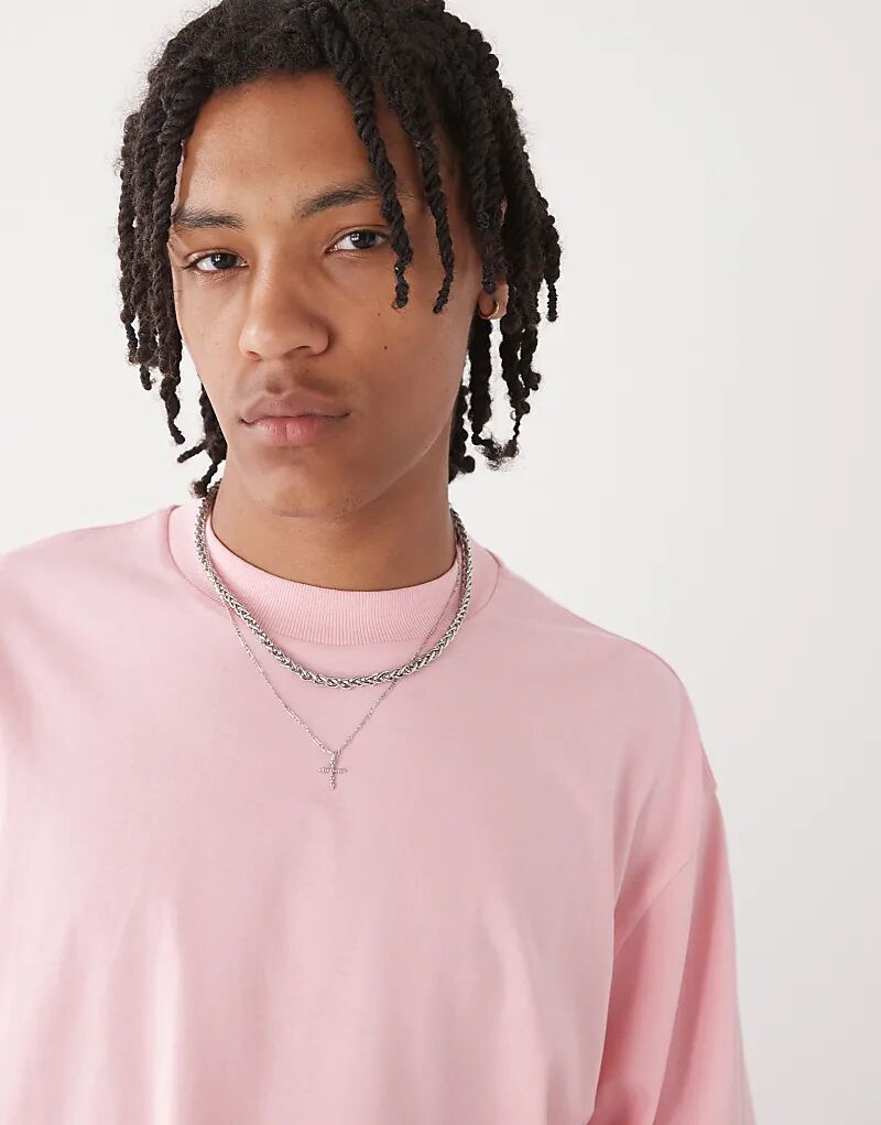 Футболка свободного кроя COLLUSION розового цвета
Футболка свободного кроя COLLUSION розового цвета