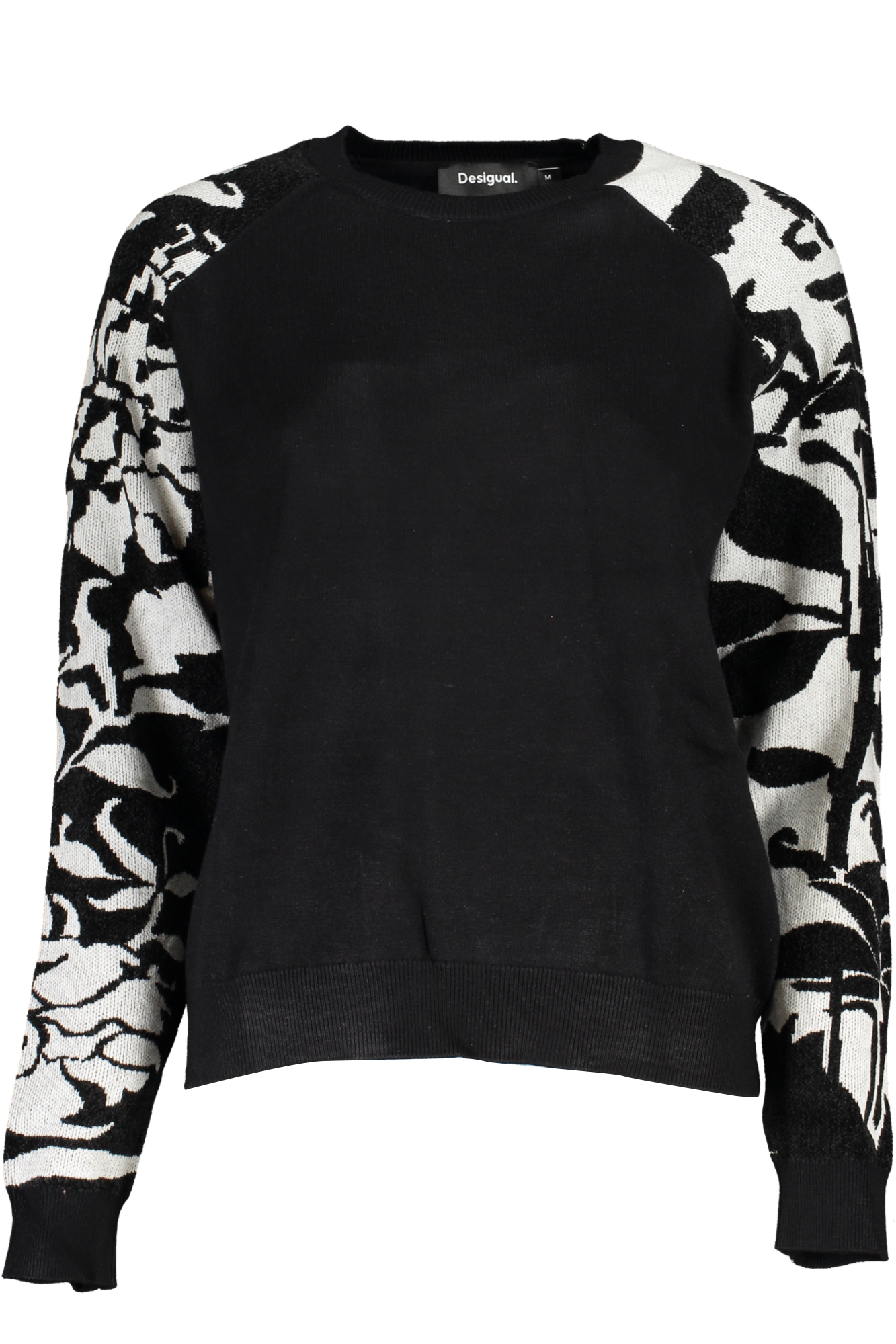 Женский свитшот Desigual комбинированный с контрастным принтом, черно-белый
Женский свитшот Desigual комбинированный с контрастным принтом, черно-белый