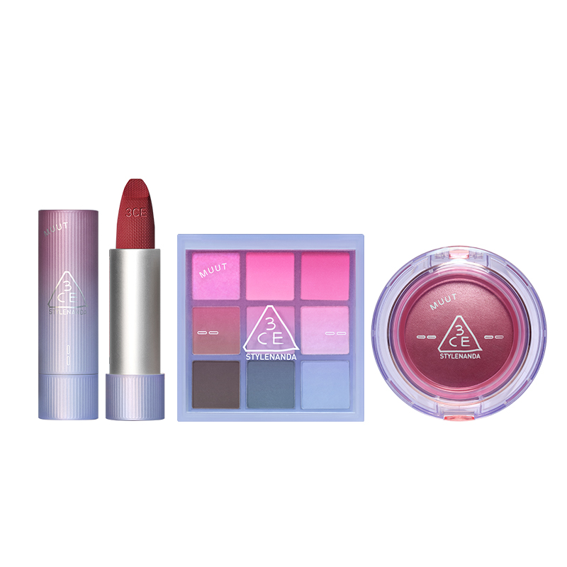 MUUT Color Film Limited Edition набор для макияжа легко растушевывающаяся стойкая тушь для век румяна крем комплект из двух предметов 3CE
MUUT Color Film Limited Edition набор для макияжа легко растушевывающаяся стойкая тушь для век румяна крем комплект из двух предметов 3CE