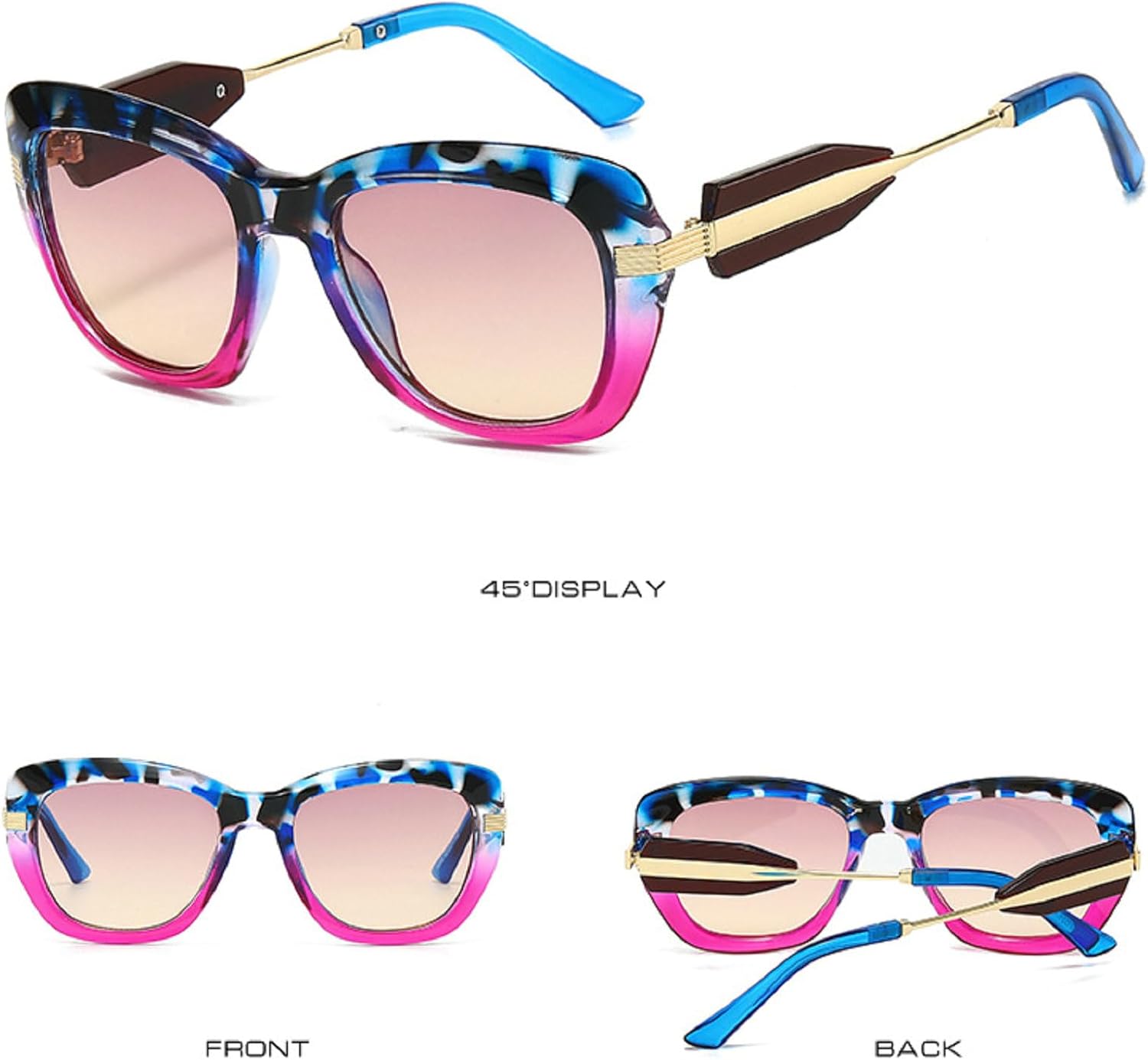 Модные женские солнцезащитные очки «кошачий глаз» в стиле ретро с ярким леопардовым принтом и градиентом, защита от ультрафиолета UV400. Мужские солнцезащитные очки в тренде mincl, C7
Модные женские солнцезащитные очки «кошачий глаз» в стиле ретро с ярким леопардовым принтом и градиентом, защита от ультрафиолета UV400. Мужские солнцезащитные очки в тренде mincl, C7