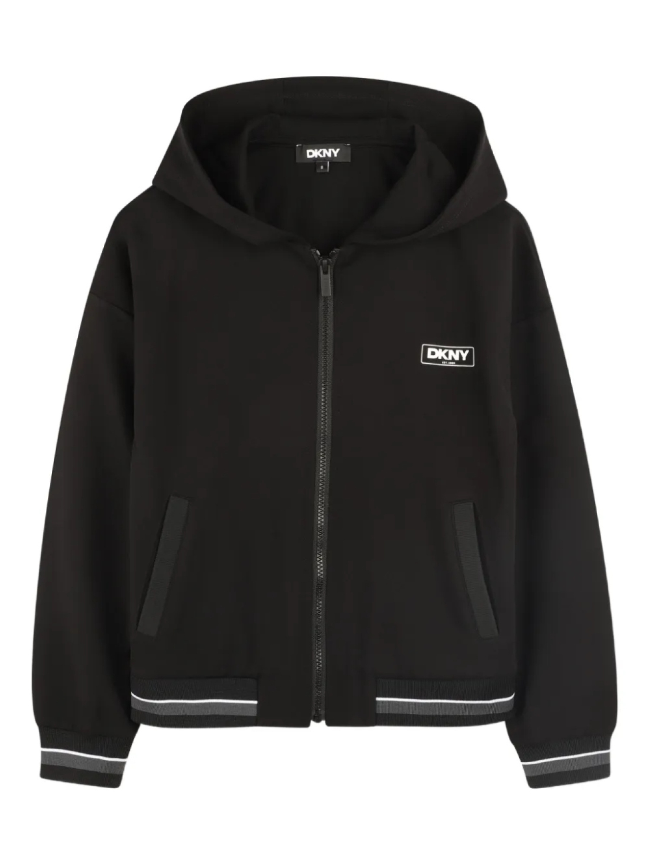 Dkny Kids худи на молнии, черный
Dkny Kids худи на молнии, черный