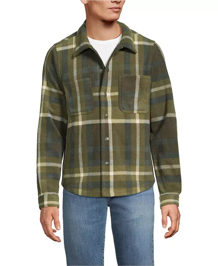 Мужская флисовая рубашка-куртка Anyweather Lands' End, коричневый
Мужская флисовая рубашка-куртка Anyweather Lands' End, коричневый