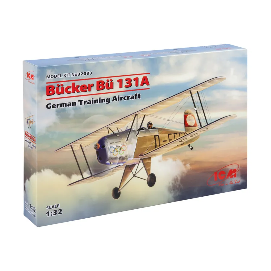 Bucker Bu 131A Учебный самолет, Military Models 1/32 Scale (ICM)
Bucker Bu 131A Учебный самолет, Military Models 1/32 Scale (ICM)