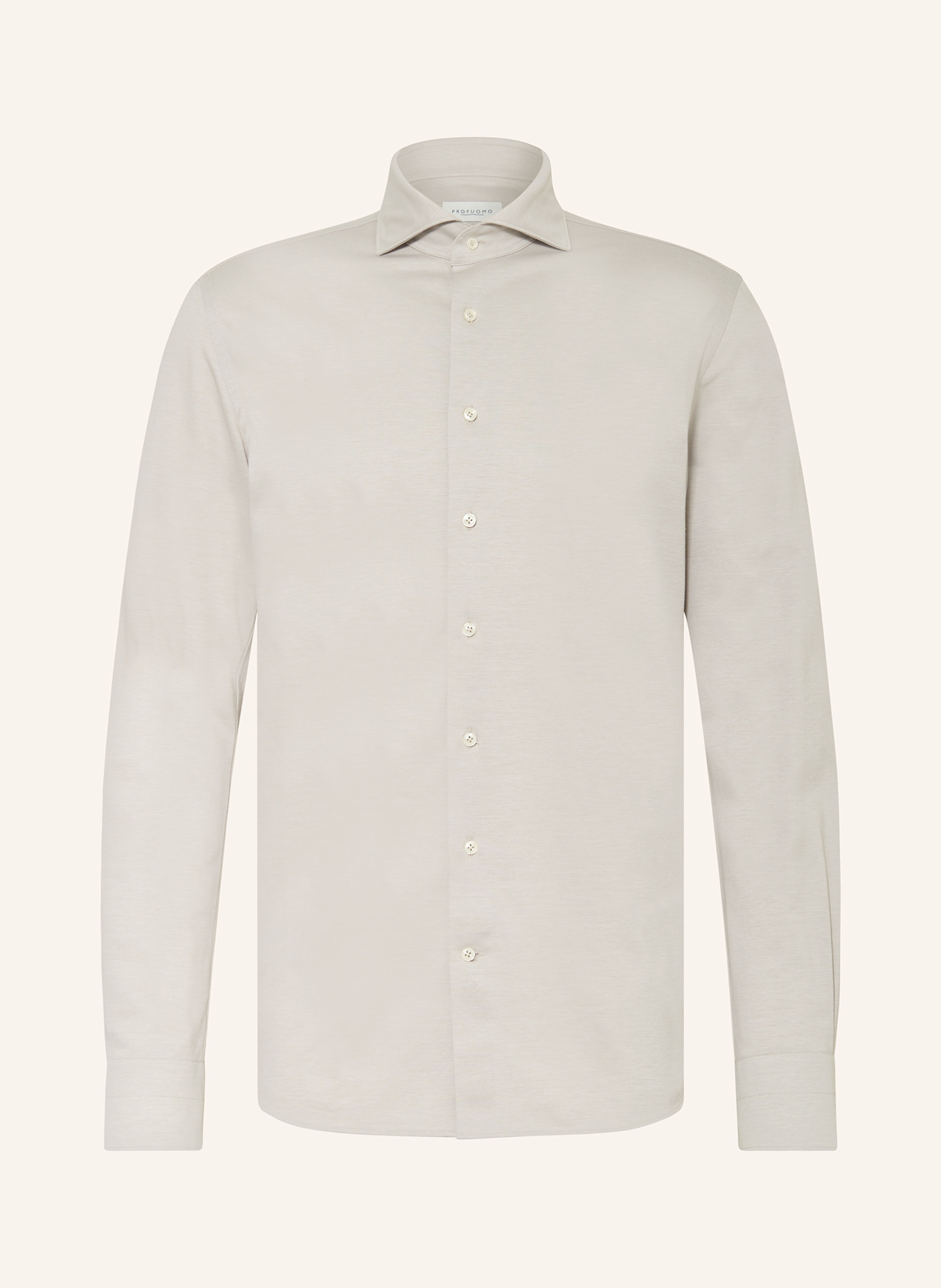 Японская трикотажная рубашка узкого кроя Profuomo, бежевый
Японская трикотажная рубашка узкого кроя Profuomo, бежевый