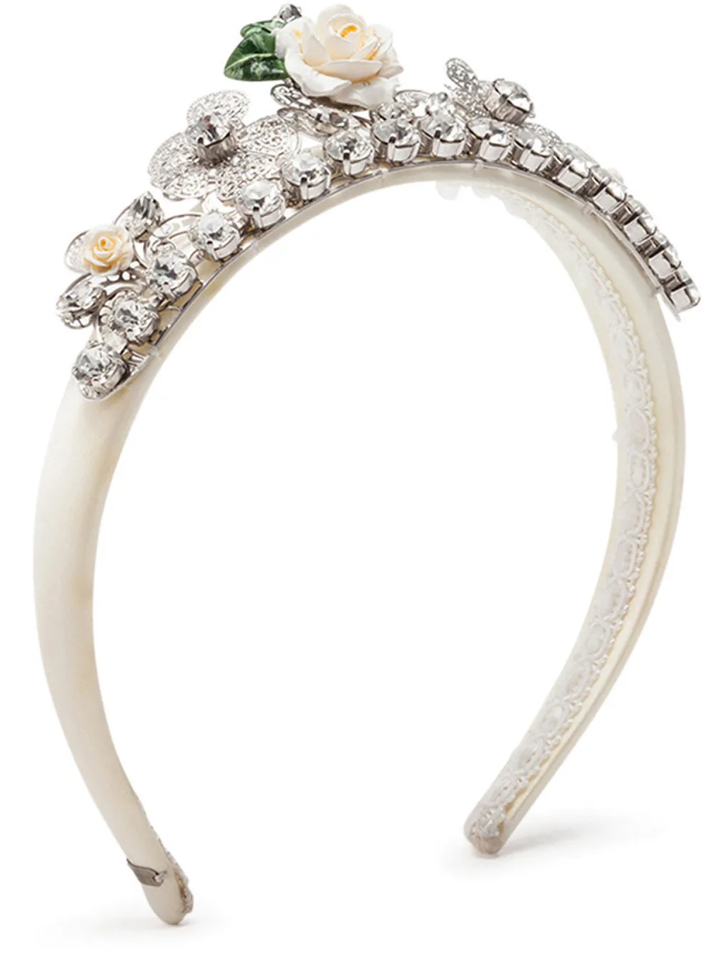 Ободок с кристаллами Dolce & Gabbana Kids, белый
Ободок с кристаллами Dolce & Gabbana Kids, белый