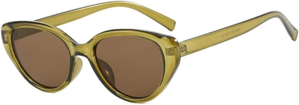 Модные роскошные солнцезащитные очки «кошачий глаз» для женщин и мужчин, в стиле панк, для путешествий и вождения, с защитой от УФ-излучения UV400 VVTWSSW, Green Brown
Модные роскошные солнцезащитные очки «кошачий глаз» для женщин и мужчин, в стиле панк, для путешествий и вождения, с защитой от УФ-излучения UV400 VVTWSSW, Green Brown