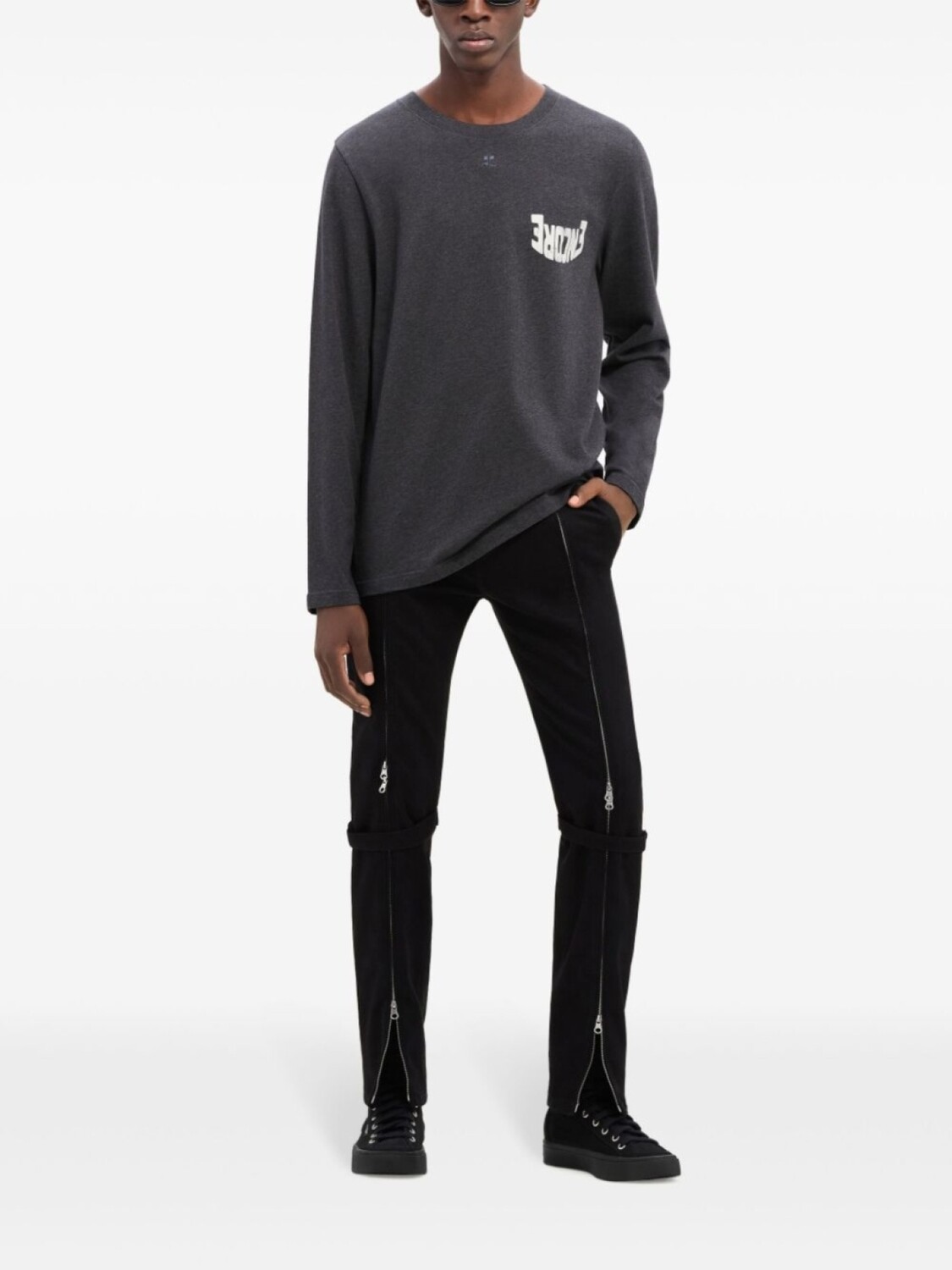 Courrèges футболка Encore с длинными рукавами, серый
Courrèges футболка Encore с длинными рукавами, серый