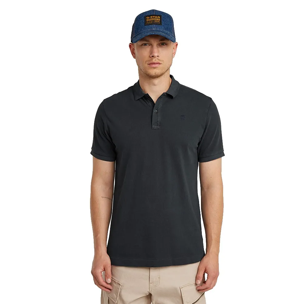 Поло с коротким рукавом G-Star Dunda Overdyed Slim, черный
Поло с коротким рукавом G-Star Dunda Overdyed Slim, черный
