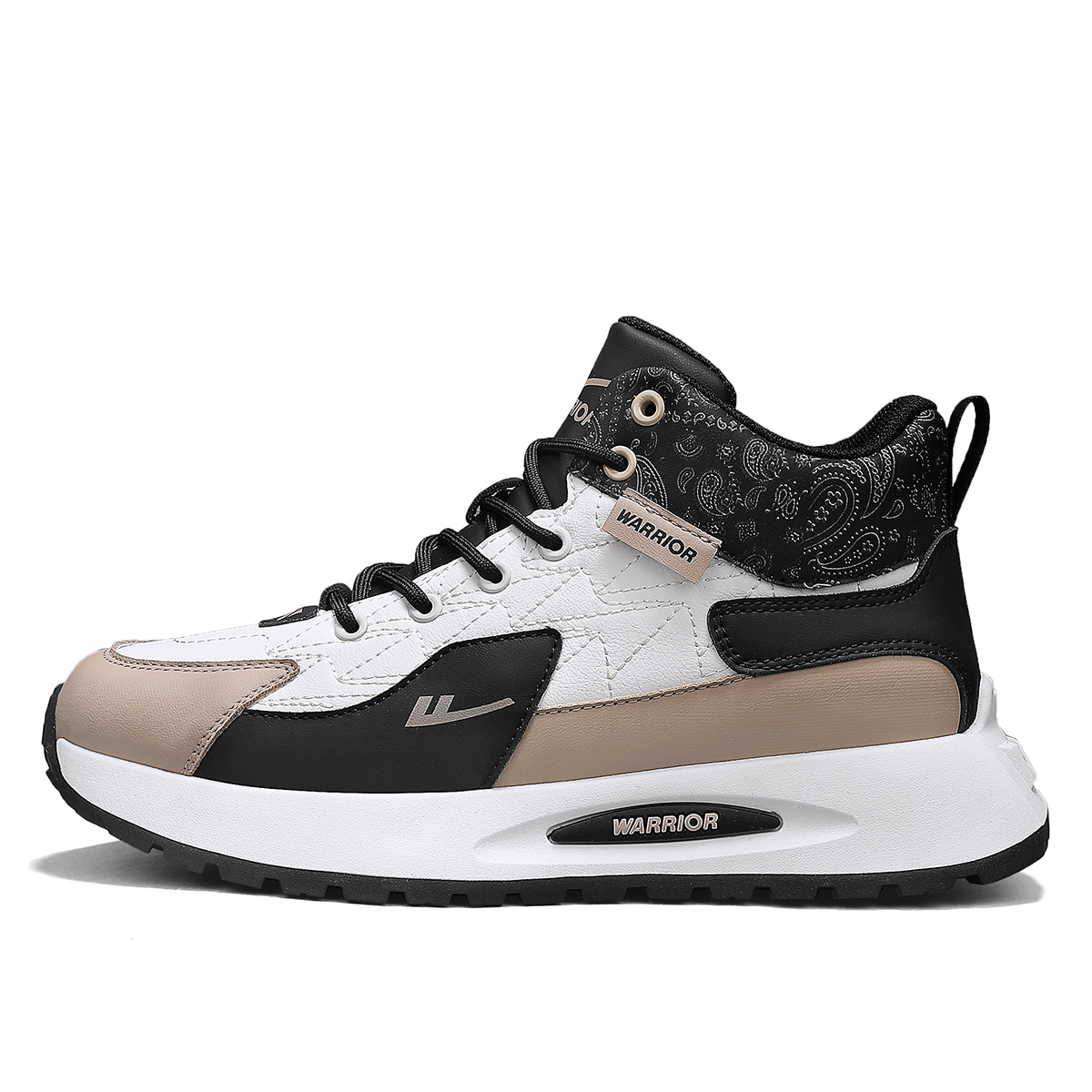 Износостойкие и легкие высокие повседневные кроссовки мужские WARRIOR, бежевый coffee черный
Износостойкие и легкие высокие повседневные кроссовки мужские WARRIOR, бежевый coffee черный