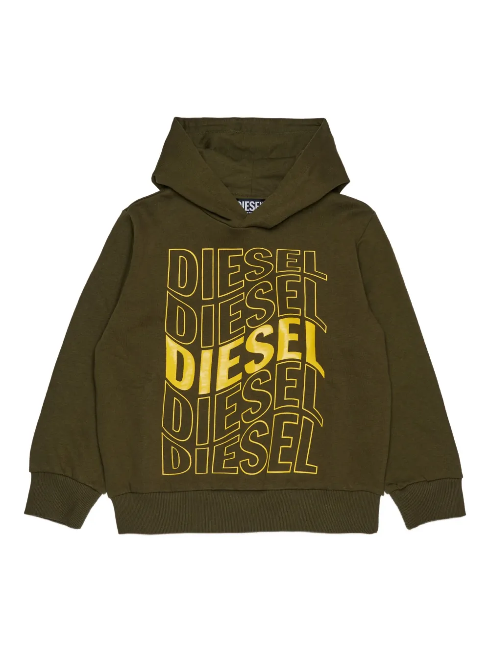 Толстовка с капюшоном и логотипом Diesel Kids, коричневый
Толстовка с капюшоном и логотипом Diesel Kids, коричневый