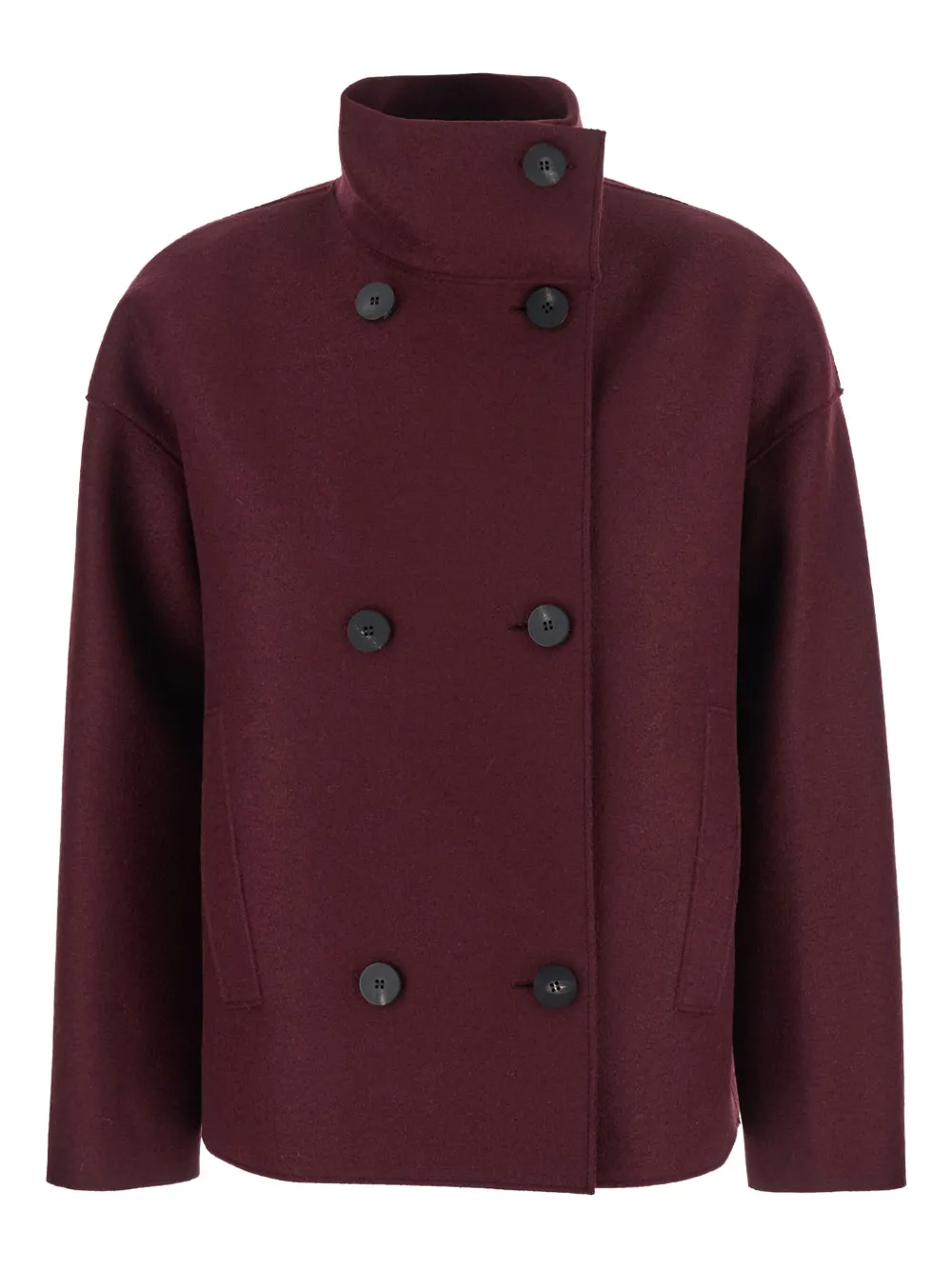 Двубортное пальто с высоким воротом Harris Wharf London, красный
Двубортное пальто с высоким воротом Harris Wharf London, красный