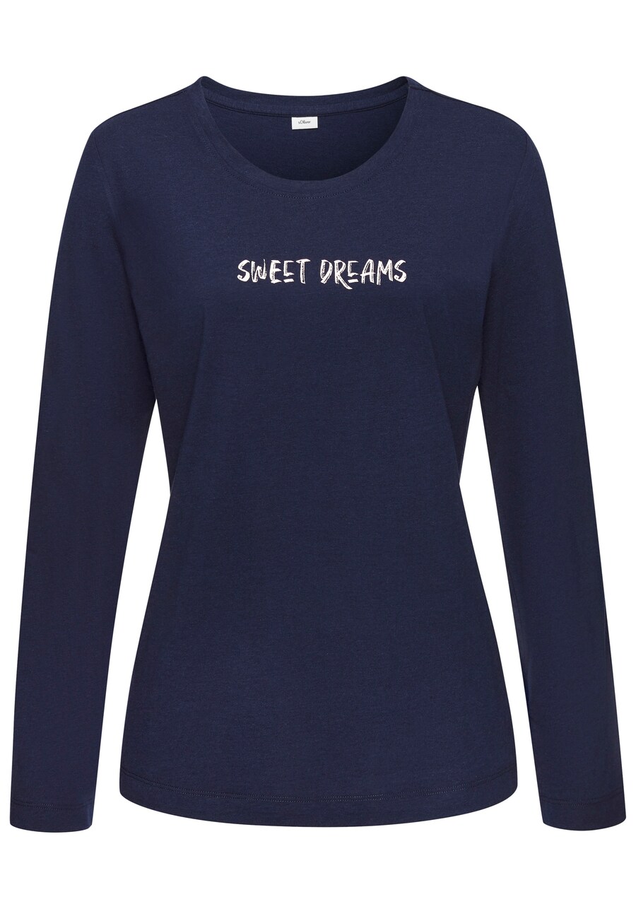 Пижамная рубашка s.Oliver, темно-синий
Пижамная рубашка s.Oliver, темно-синий