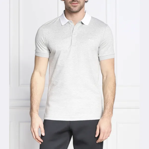 Рубашка поло узкого кроя Paule 1 Boss, серый
Рубашка поло узкого кроя Paule 1 Boss, серый