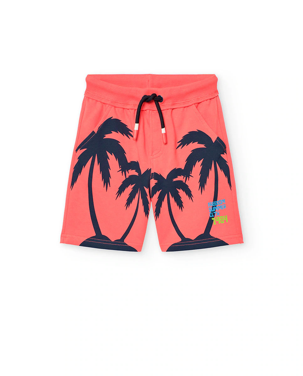 Детские хлопковые бермуды с пальмами спереди Boboli, красный
Детские хлопковые бермуды с пальмами спереди Boboli, красный