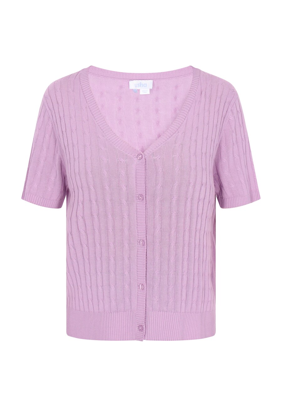 Вязаный кардиган usha BLUE LABEL, сиреневый
Вязаный кардиган usha BLUE LABEL, сиреневый