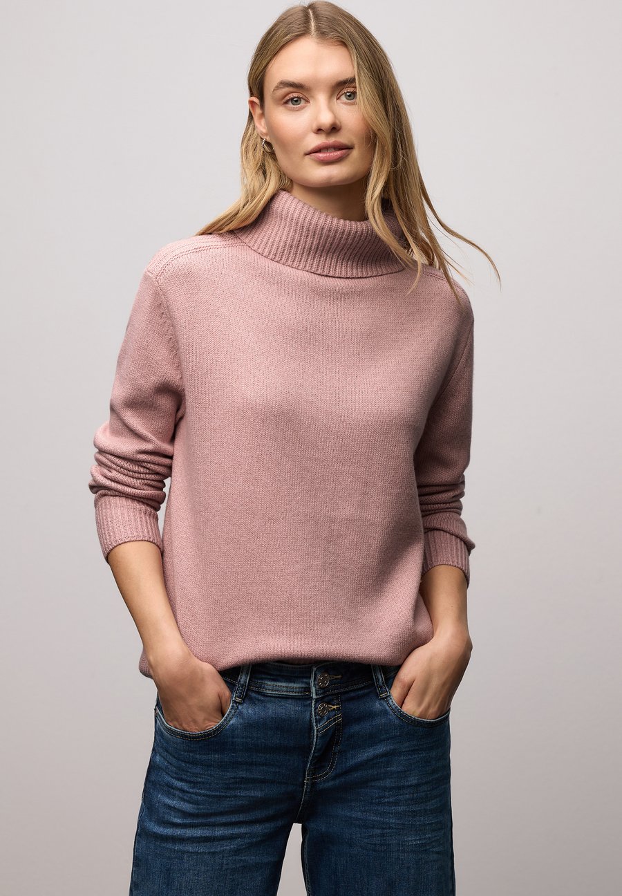 Джемпер Street One SOFTER ROLLKRAGENPULLOVER, Rosa/Mottled Light Pink
Джемпер Street One SOFTER ROLLKRAGENPULLOVER, Rosa/Mottled Light Pink