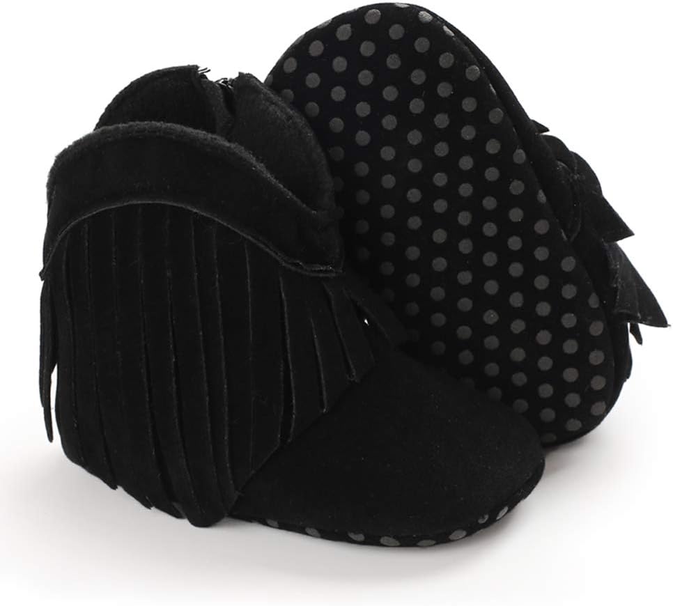 Сапожки для девочек SOFMUO с бахромой в ковбойском стиле, молния сбоку, мокасины, нескользящие детские ботиночки из замши, первые туфли для малыша
Сапожки для девочек SOFMUO с бахромой в ковбойском стиле, молния сбоку, мокасины, нескользящие детские ботиночки из замши, первые туфли для малыша