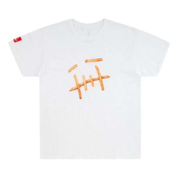 Футболка men's cactus jack x mcdonald crossover fries pattern casual short sleeve white Travis Scott, белый
Футболка men's cactus jack x mcdonald crossover fries pattern casual short sleeve white Travis Scott, белый