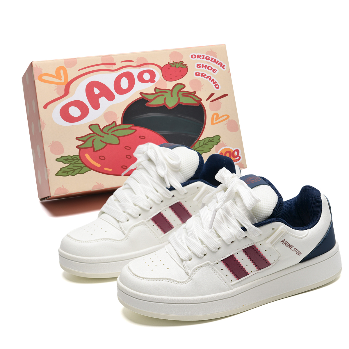 OAOQ Увеличенная амортизация износостойкие легкие противоскользящие низкие скейтерские кроссовки унисекс - киноварь, цвет Cinnabar Color
OAOQ Увеличенная амортизация износостойкие легкие противоскользящие низкие скейтерские кроссовки унисекс - киноварь, цвет Cinnabar Color