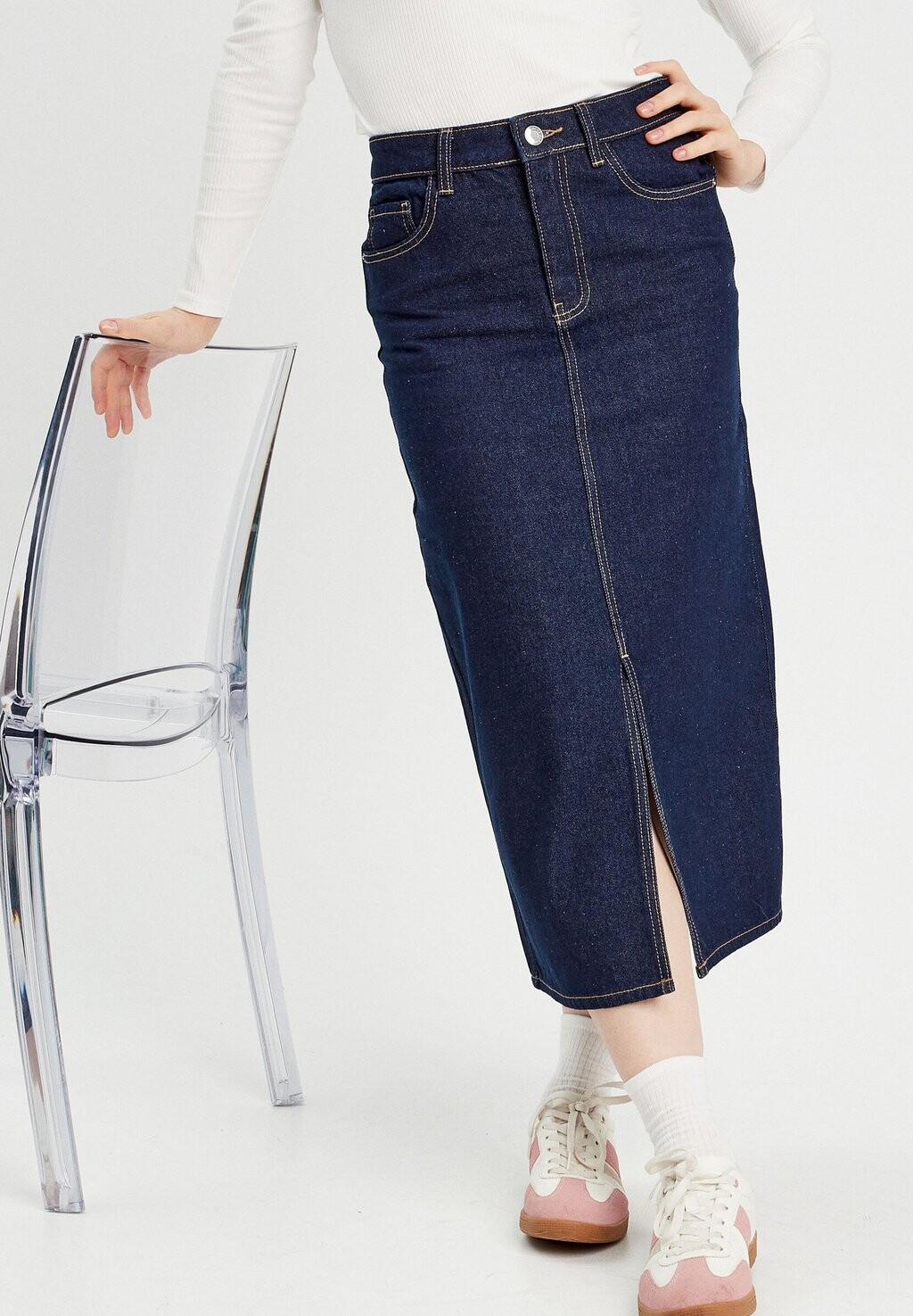 Юбка А-силуэта Cache Cache, синий деним
Юбка А-силуэта Cache Cache, синий деним