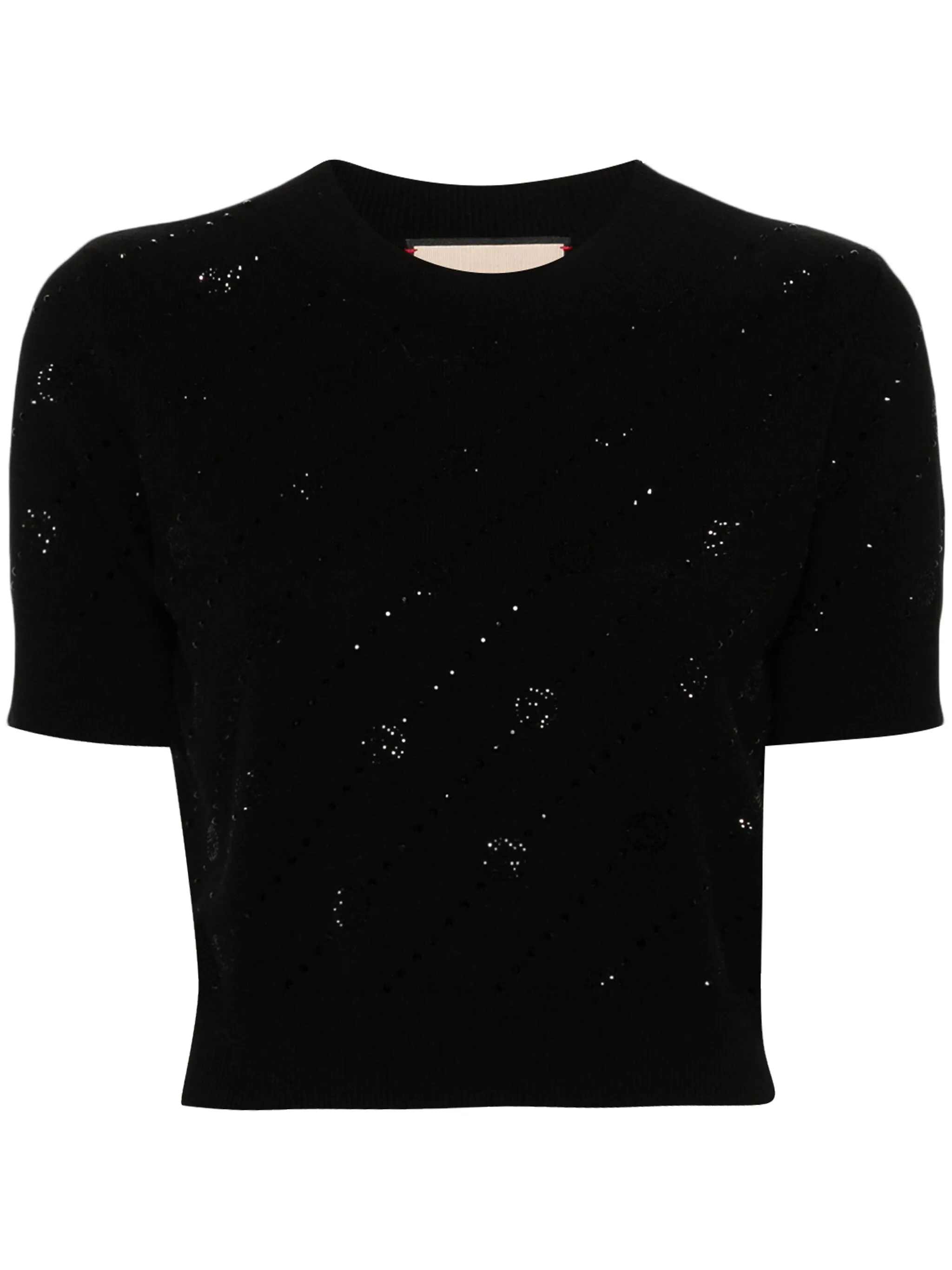 Кашемировый свитер с логотипом Interlocking G Gucci, черный
Кашемировый свитер с логотипом Interlocking G Gucci, черный