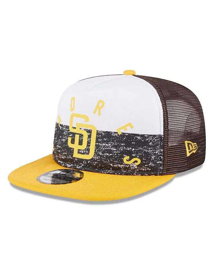 Мужская белая/золотая кепка San Diego Padres Team из пенопласта с А-образной рамкой Trucker 9FIFTY Snapback New Era, белый
Мужская белая/золотая кепка San Diego Padres Team из пенопласта с А-образной рамкой Trucker 9FIFTY Snapback New Era, белый