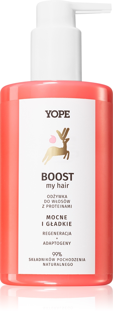 Восстанавливающий кондиционер Boost My Hair Yope, 300 мл
Восстанавливающий кондиционер Boost My Hair Yope, 300 мл